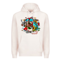 Pale Pink Christmas sunflower gemstone nurse Premium Hoodie - JahusDesignShop
