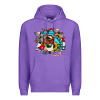 Purple Christmas sunflower gemstone nurse Premium Hoodie - JahusDesignShop
