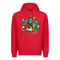 Red Christmas sunflower gemstone nurse Premium Hoodie - JahusDesignShop