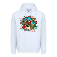 White Christmas sunflower gemstone nurse Premium Hoodie - JahusDesignShop