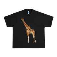 Black giraffe Urban Heavy Tee - LillyAllenDesigns