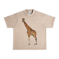 French Oak giraffe Urban Heavy Tee - LillyAllenDesigns