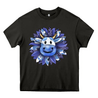 Asphalt blueberry milkshake cow sunflower Heavy Core Tee - RanaPortraitStore