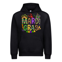 Black mardi gras olivia Urban Hoodie - OliviaCreatesArt