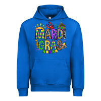 Cobalt mardi gras olivia Urban Hoodie - OliviaCreatesArt