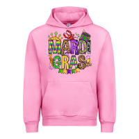 Fuchsia Pink mardi gras olivia Urban Hoodie - OliviaCreatesArt