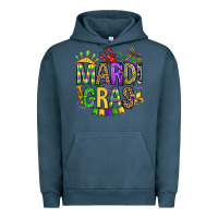 Pigment Midnight Navy mardi gras olivia Urban Hoodie - OliviaCreatesArt