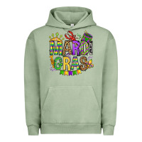 Pigment Oil Green mardi gras olivia Urban Hoodie - OliviaCreatesArt