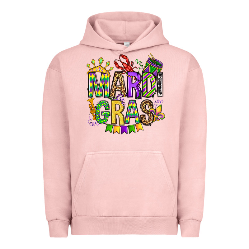 Mardi Gras Olivia Urban Hoodie by OliviaCreatesArt | Teevron