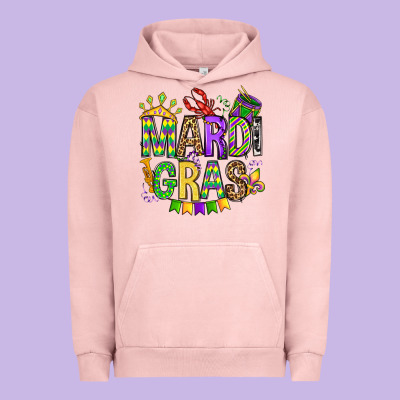 Mardi Gras Olivia Urban Hoodie Designed By Oliviacreatesart