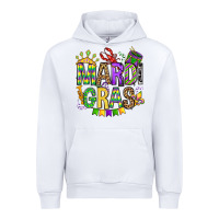 White mardi gras olivia Urban Hoodie - OliviaCreatesArt