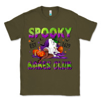 Army Green Spooky babes club Classic Tee - NancyCooperArtShop