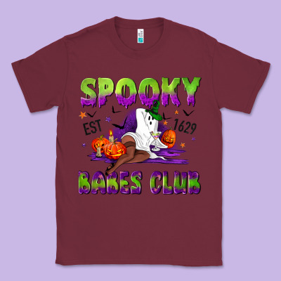Spooky Babes Club Classic Tee Designed By Nancycooperartshop