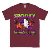 Burgundy Spooky babes club Classic Tee - NancyCooperArtShop