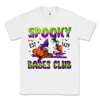 White Spooky babes club Classic Tee - NancyCooperArtShop