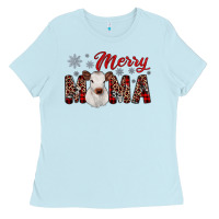 Baby Blue merry mama Ladies Tee - JahusDesignShop