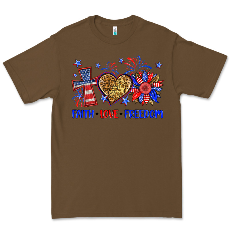 Faith Love Freedom Premium Tee by Neo Western | Teevron
