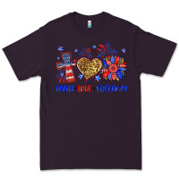 Plum faith love freedom Premium Tee - Neo Western