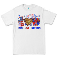 White faith love freedom Premium Tee - Neo Western