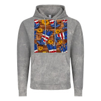 Cloud Rock america western boots and sunflower seamless pattern Vintage Hoodie - BundleAndBundleShop