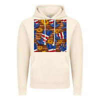 Vintage Artic america western boots and sunflower seamless pattern Vintage Hoodie - BundleAndBundleShop