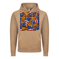 America Western Boots And Sunflower Seamless Pattern Vintage Hoodie | Teevron