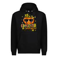 Black Coolest Pumpkin In The Patch Premium Hoodie - texasbilliewilder