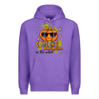 Purple Coolest Pumpkin In The Patch Premium Hoodie - texasbilliewilder