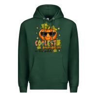 Sports Green Coolest Pumpkin In The Patch Premium Hoodie - texasbilliewilder