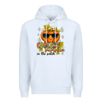 White Coolest Pumpkin In The Patch Premium Hoodie - texasbilliewilder