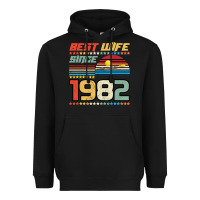 Black Best Wife Since 1982 Heavyweight Hoodie - Bettercallsaul