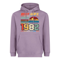Lavender Best Wife Since 1982 Heavyweight Hoodie - Bettercallsaul
