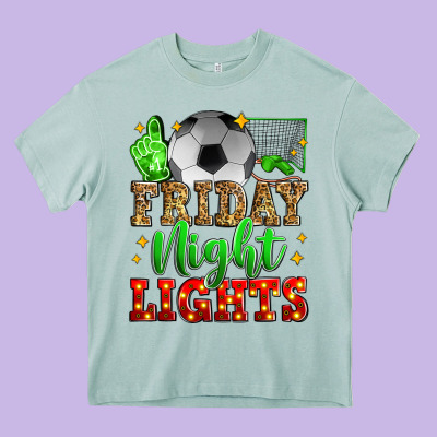 Friday Night Lights Soccer Heavy Core Tee Designed By Zillion Design Studio