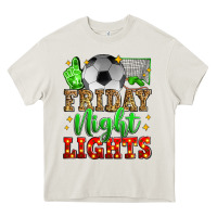 Cream friday night lights soccer Heavy Core Tee - Zillion Design Studio