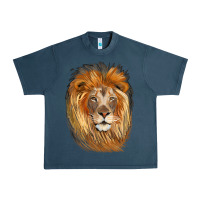 Midnight Navy Lion Head Urban Heavy Tee - LillyAllenDesigns