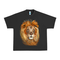 Pigment Black Lion Head Urban Heavy Tee - LillyAllenDesigns