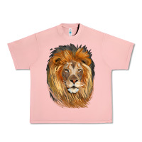 Salmon Lion Head Urban Heavy Tee - LillyAllenDesigns
