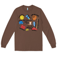 Chestnut softball mom Long Sleeve Tee - MaliasSmallBusiness
