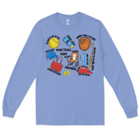 Colony Blue softball mom Long Sleeve Tee - MaliasSmallBusiness