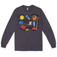 Smoke softball mom Long Sleeve Tee - MaliasSmallBusiness