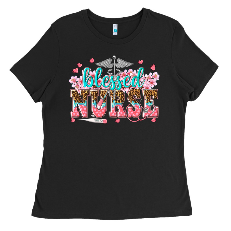 Blessed Nurse Ladies Tee by texasbilliewilder | Teevron