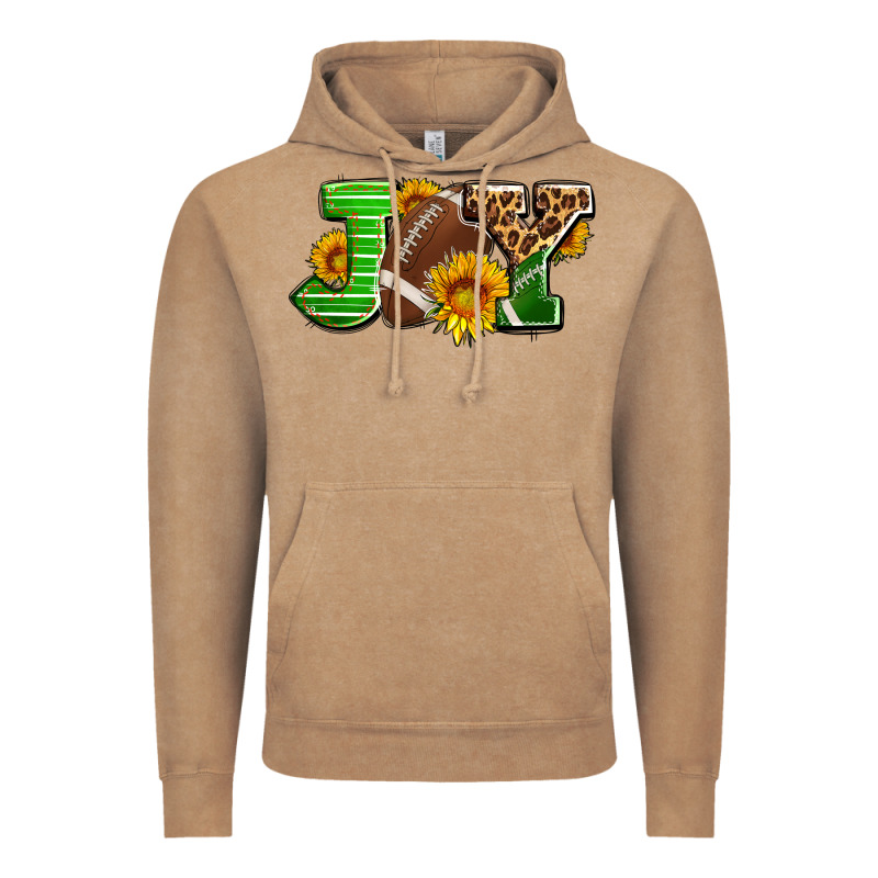 Joy With Football Ball And Sunflower Ado Vintage Hoodie by AdoDesignShop | Teevron