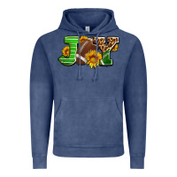 Vintage Denim joy with football ball and sunflower ado Vintage Hoodie - AdoDesignShop