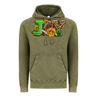 Vintage Olive joy with football ball and sunflower ado Vintage Hoodie - AdoDesignShop