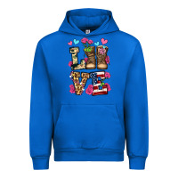 Cobalt love valentine's day army boots olivia Urban Hoodie - OliviaCreatesArt