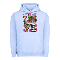 Pigment Grape Ice love valentine's day army boots olivia Urban Hoodie - OliviaCreatesArt