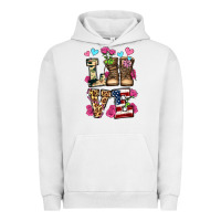 Pigment Lunar Rock love valentine's day army boots olivia Urban Hoodie - OliviaCreatesArt