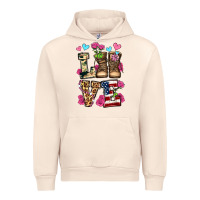 Sandshell love valentine's day army boots olivia Urban Hoodie - OliviaCreatesArt