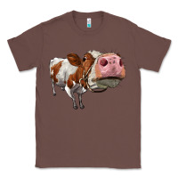 Chestnut cute simmental cow Classic Tee - LillyAllenDesigns