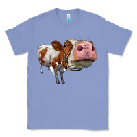 Colony Blue cute simmental cow Classic Tee - LillyAllenDesigns